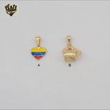 (1-2037) Laminado Oro - Colgantes - BGF