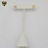 (1-1233-5) Gold Laminate -  Stud Earrings - BGF
