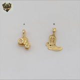 (1-2111) Gold Laminate - Cowboy Pendants - BGF