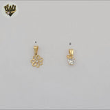 (1-2212-1) Gold Laminate -  Small Zircon Pendants - BGF