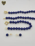 (MSET-09) Laminado de Oro - Conjunto de Perlas de Mallorca de 8 mm