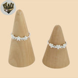 (2-5018-6) 925 Sterling Silver - Flowers Ring
