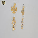 (1-2200) Colgantes Laminado Oro - BGF