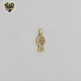 (1-2359) Gold Laminate - Dog Pendant - BGO