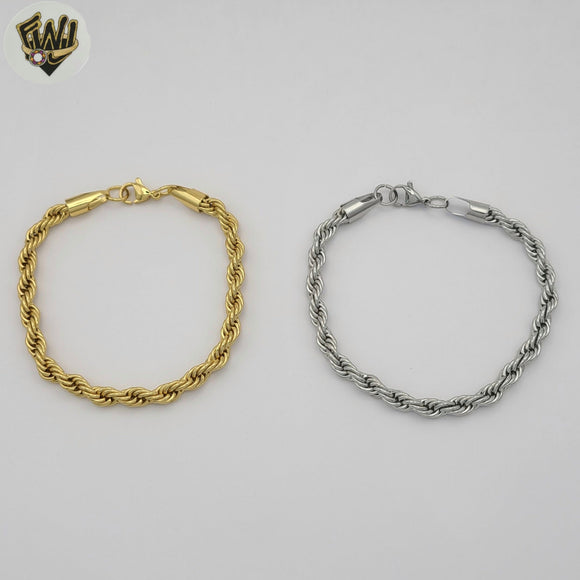 (4-4248) Stainless Steel - 5mm Rope Bracelet