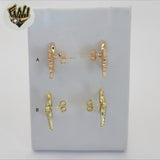 (1-1211) Laminado de Oro - Aretes Animales - BGO
