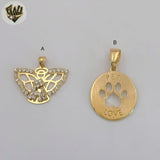 (1-2327) Gold Laminate Pendants - BGF