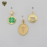 (1-2199) Colgantes Laminado Oro - BGF