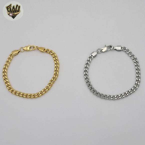 (4-4251) Stainless Steel - 5mm Curb Link Bracelet