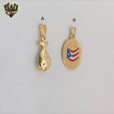 (1-2386) Gold Laminate - Pendants - BGF