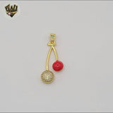 (1-2115-1) Gold Laminate - Zircon Cherry Pendant - BGO