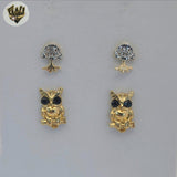(1-1150-2) Gold Laminate Earrings - BGF