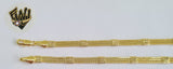 (1-0632) Gold Laminate Bracelet - 4.5mm Box Link Bracelet - 7.5'' - BGO - Fantasy World Jewelry