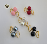 (1-1013) Gold Laminate - Colorful Earrings - BGO - Fantasy World Jewelry