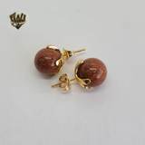(1-1008) Gold Laminate - Venturina Earrings - BGO - Fantasy World Jewelry