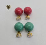 (1-1005-1) Gold Laminate - Double Earrings - BGO - Fantasy World Jewelry