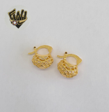 (1-2534-C) Gold Laminate Hoops - BGO - Fantasy World Jewelry