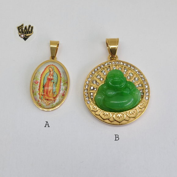 (4-2005) Stainless Steel - Medal Pendants. - Fantasy World Jewelry