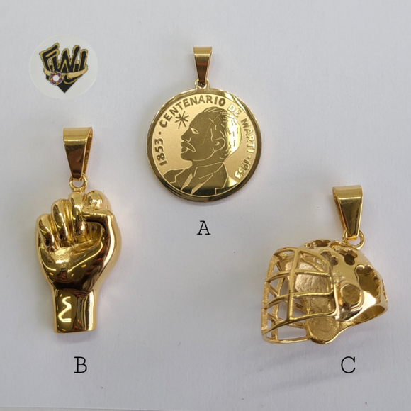 (4-2022) Stainless Steel - Pendants. - Fantasy World Jewelry