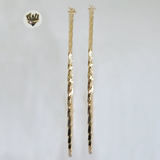 (1-2737-2) Gold Laminate Hoops - BGO - Fantasy World Jewelry
