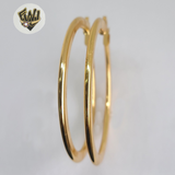 (1-2755-1) Gold Laminate Hoops - BGO - Fantasy World Jewelry