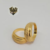 (1-3025-2) Gold Laminate - Half Dome Ring - BGF - Fantasy World Jewelry