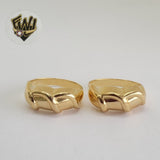 (1-3034) Gold Laminate - Plain Ring with Design - BGF - Fantasy World Jewelry