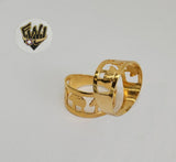 (1-3047) Gold Laminate - Elephant Ring - BGO - Fantasy World Jewelry