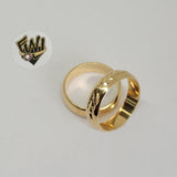 (1-3061-2) Gold Laminate-Leaf Ring- BGO - Fantasy World Jewelry
