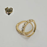(1-3076-2) Gold Laminate-CZ Ring- BGO - Fantasy World Jewelry