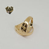 (1-3076-3) Gold Laminate-CZ Ring - BGF - Fantasy World Jewelry