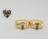 (1-3079) Gold Laminate- CZ Ring- BGF - Fantasy World Jewelry