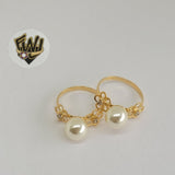 (1-3066-2) Gold Laminate - Pearl Ring - BGF - Fantasy World Jewelry