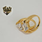 (1-3074-1) Gold Laminate - CZ Ring - BGO - Fantasy World Jewelry