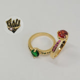(1-3102-1) Gold Laminate-Stone Ring - BGO - Fantasy World Jewelry