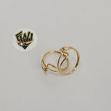 (1-3115-2) Gold Laminate - CZ Simple Ring - BGF - Fantasy World Jewelry