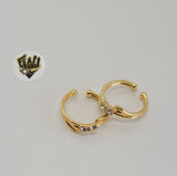 (1-3120-1A) Gold Laminate - CZ Toe/Child Ring - BGO - Fantasy World Jewelry