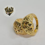 (1-3152-1) Gold Laminate -Indian Men Ring - BGO - Fantasy World Jewelry