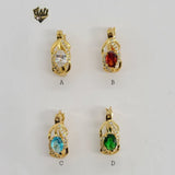 (1-2665-C) Gold Laminate Hoops - BGO - Fantasy World Jewelry