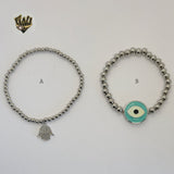 (MBRA-04) Stainless Steel - Balls Bracelet - Fantasy World Jewelry