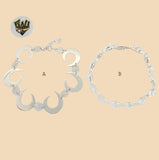 (2-0353) 925 Sterling Silver Bracelet. - Fantasy World Jewelry