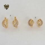 (1-2667) Gold Laminate Hoops - BGO - Fantasy World Jewelry