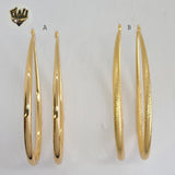 (1-2755) Gold Laminate Hoops - BGO - Fantasy World Jewelry