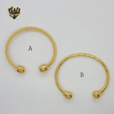 (4-5014) Stainless Steel - 4mm Open Bangle.