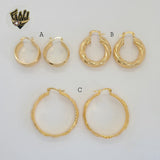 (1-2686) Gold Laminate - Hoops - BGO