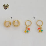 (1-2980-1) Gold Laminate - Small Hoops - BGF
