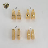 (1-2592) Gold Laminate Hoops - BGO