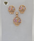 (1-6382) Gold Laminate Set - BGO - Fantasy World Jewelry