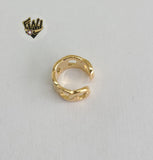 (1-2627-C1) Gold Laminate - Cuff Earrings - BGF - Fantasy World Jewelry