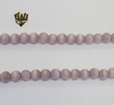 (MBEAD-253) 6mm Ojo De Gato Beads - Fantasy World Jewelry